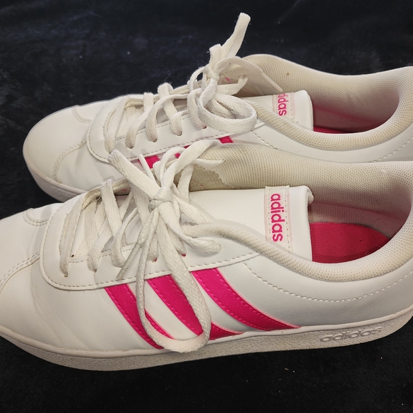 adidas Shoes - Adidas Women's White and Pink Sneakers